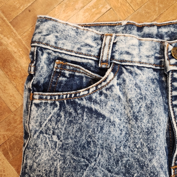 Vintage Boys Jonathan G 80s acid wash high rise jeans - Picture 3 of 6